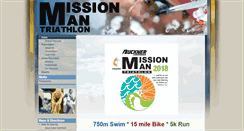 Desktop Screenshot of missionmantriathlon.com